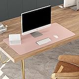 NATRKE デスクマット 超大型 マウスマット オフィスデスクパッド PUレザー製デスクブロッター ノートパソコンデスクマット 防水デスク