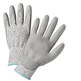 West Chester 720DGU Gray XL HPPE/Polyurethane Cut-Resistant Gloves - ANSI 2, EN 388 3 Cut Resistance