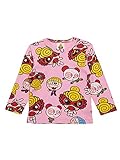 (マイファーストヒステリック) MY FIRST HYSTERIC オーガニックコットン SUPER POP MATE総柄 長袖Tシャツ 80cm ピンク