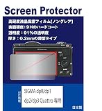 【高硬度（９Ｈ）反射防止フィルム】SIGMA dp0/dp1/dp2/dp3 Quattro専用 液晶保護フィルム（高硬度フィルム マット）