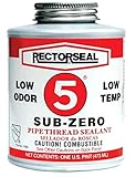 Rectorseal 27541 Pint Brush Top No.5 Sub-ZeroPipe Thread Sealant [並行輸入品]