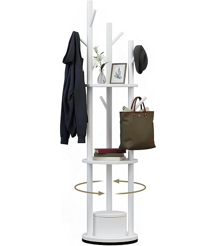 Amazon.co.jp: VECELO ポールハンガー コートハンガー コートラック