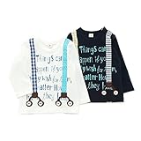 La Chiave(ラ キエーベ) 長袖Ｔシャツ (80～130cm) キムラタンの子供服 (53262-171a) オフホワイト 110