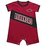 Infants NCAA Arkansas Razorbacksロンパースチームカラー