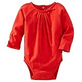 オシュコシュ OSHKOSH B'gosh ロンパース 長袖 綿 レッド 433G146 【並行輸入】 6M