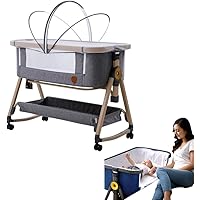 Amazon.co.jp: Esluveベビーベッド 折りたたみ 持ち運び ベビーベッド  