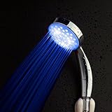3色LED Rainfall携帯型ヘッドライト変更カラーaccording to水温度