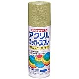 ニッペ ペンキ スプレー アクリルラッカースプレー 400ml ゴールドメタリック（金色） ラッカー つやあり 屋外 日本製 4976124272141