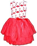 Uniqueベビー女の子夏フラミンゴドレスwith Tutu US サイズ: 4t カラー: レッド