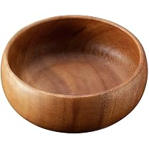 Amazon.co.jp: カインズ(CAINZ) アカシア ボウル 10cm 天然木 手造り