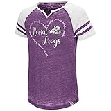 TCUテキサスクリスチャンガールズシャツ半袖ラグランTee YTH (4-5)