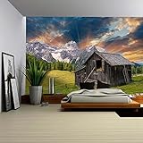 wall26 – 自己粘着壁紙大壁壁画シリーズ 100"x144" WMR-WP-X-C243-100x24x6