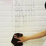 Beho-4 個入 3 D 弾力性レンガ粒壁紙壁 DIY 衝突防止遮音の自己接着ステッカー デカール 4 個入 3次元弾性レンガ粒壁紙壁 DIY 衝突防止遮音の自己接着ステッカー デカール