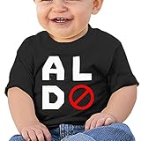 ファッション 子供 格闘家 ジョゼ アルド ロゴ 丸首シャツ カジュアル Black Size 12 Months