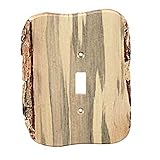 Sierra Lifestyles Rustic Switch Plate, 1 Toggle Finished, Blued Pine by Sierra Lifestyles