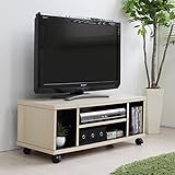 【予約販売6月下旬入荷予定】 テレビ台 ローボード テレビボード ロータイプ キャスター付きテレビ台 TV台 テレビラック AVボード TVラック AVラック 32型 32インチ 幅85 おしゃれ 北欧 収納 木製　TCP330MP/BK