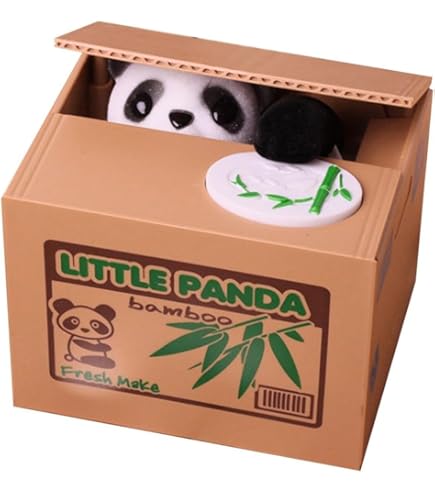 Amazon | いたずら BANK パンダ | 貯金箱 | おもちゃ