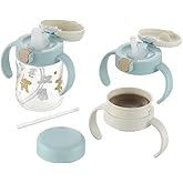 リッチェル トライ ステップアップマグセットSD ライトブルー 1セット 200ml 5カ月