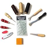 レザークラフト スタートセット DIY ハンドメイド 皮工具 エントリーセット TOKYO GOODS MARKET レザーツール セット手作り 皮革 工具 カスタム（13点）