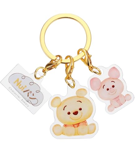 Amazon.co.jp: くまのプーさん[キーリング]グリッターアクリル