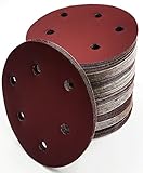 (FIS-I) ダブルアクション 6穴 電動 工具 サンダー マジック ペーパー やすり パット # 40 60 80 100 120 180 240 320 400 600 800 1000 120