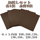 木工用やすり /00420 お試しセット スポンジ研磨材 各1枚　合計7枚
