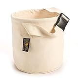 Florida Coast CB15011 Canvas Bucket with Strap, Large, Natural [並行輸入品]