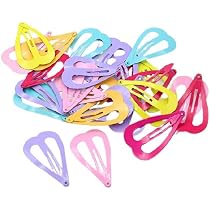 Amazon.co.jp: KUKU工房 パッチンピン ヘアクリップ 30個セット