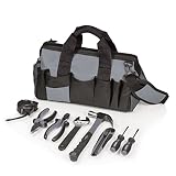 Picnic Time 714-00-175-000-0 Tool Tote Tool Kit, 8-Piece [並行輸入品]