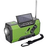 Acekool 防災ラジオ ラジオライト 懐中電灯 手回し充電 USB充電 AM/FM ソーラ...
