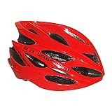 Perfk 全5色選べ　高品質　ヘルメット　バイク/自転車/サイクリング　ローラースケート　安全ヘルメット　スケートボード　 - 赤