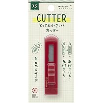 midori様 Amazon | ミドリ カッタ― XS えんじ 35528006 | カッターナイフ