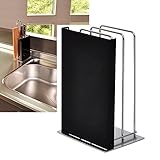 kakusu まな板 ＆ 包丁 スタンド(ブラック) UD11-BL