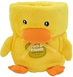 Jack and Friends Cuddly Animal Baby and Kids Blanket Duck by Jack & Friends