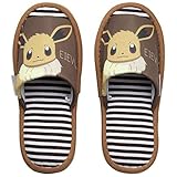 ニッポン スリッパ ポケットモンスター イーブイ 22-24cm ブラウン プリント 210025