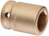 Ampco Safety Tools I-3/4D21MM Socket, Impact, Non-Sparking, Non-Magnetic, Corrosion Resistant, 3/4 D