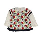 （ショコラ）chocola 長袖チュニックＴシャツ女の子 95 キナリ