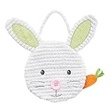 Mud Pieベビーよだれかけアップリケ、easter bunny、1サイズ