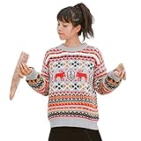 lime ガールズウィンタースチューデントレジャーロングスリーブラウンドカラープルオーバーセーターファッションウォームニットシャツコート ( 色 : マルチカラー まるちから゜ , サイズ さいず :