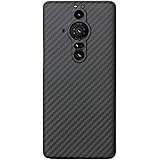 【カメラフルカバー版 アラミド繊維ケース】 SONY Xperia PRO-I 対応ケース スマホケース 軍用防弾チョッキ素材 アラミド繊維 カバー 超薄 超軽量 耐衝撃 カメラ保護 キズ防止 滑り止め 指紋防止 黄ばみなし 高耐久性 スリム 薄型 