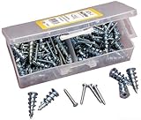 L.H. Dottie WDK8 Wall Driller Kit, 8 by 1-1/4-Inch Length Screw, 8 Anchor [並行輸入品]