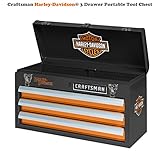 クラフトマン×ハーレーダビッドソン　3ドロワーポータブルツールチェスト　／Craftsman Harley-Davidson／ツールボックス／道具箱／