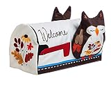 Evergreen Enterprises 56575フクロウメールボックスカバー、ブラウン