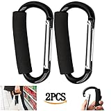 ベビーカーフック、eubags 2パックストローラーオーガナイザーフッククリップMommy HookベビーカーのアクセサリーHanging手ごろ、おむつバッグ、ショッピングバッグ