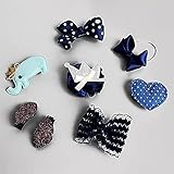 【ANION】ヘアピン ヘアクリップ 8点セット 子供 髪飾り 前髪クリップ 可愛 シンプルリボン ベビー 誕生日飾り プレゼント 写真撮影 お祝い お祝いギフト お洒落 お宮参り 初節句 ひな祭り 