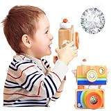 人気の木製玩具 子供 おもちゃ カメラ 小道具 子ども 知育玩具 クリスマス 誕生日プレゼント 部屋の装飾 ギフト 可愛い 撮影小道具 (KT013-82)