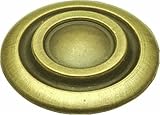 Hickory Hardware P121-AB 1-3/8-Inch Cavalier Knob, Antique Brass [並行輸入品]