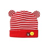 ノーブランド 赤ちゃん　帽子　新生児 ニット帽　秋冬　ベビーハット　防寒 保温　男の子　女の子　柔軟　可愛い 笑顔柄　子男女兼用　キャップ　出産祝い