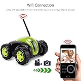 Cloud Companion Spy RC Car Tank with Camera APP Remote Control Auto Wireless Charging Mobile Phone R