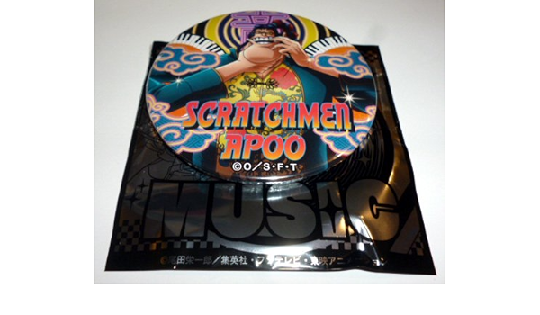 Amazon Co Jp スクラッチメン アプー 麦わらストア限定 輩缶バッジ 第15弾 Music ワンピース One Piece 輩 ミュージック ホビー 通販